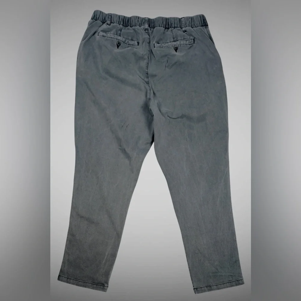 Old Navy Gray Easy Chino Pants Cotton Blend Stretch – Women’s Size Large